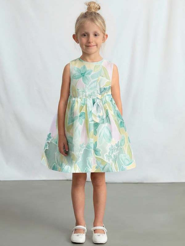 Vestido cerimónia flores menina